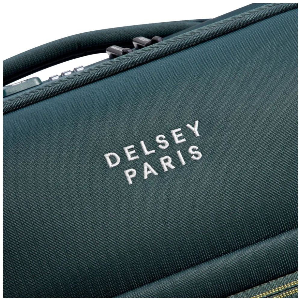 Delsey Brochant 3 Small 55cm Expandable Travel Carry-On Suitcase TSA Lock Pine