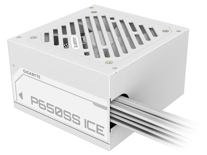 GIGABYTE GP-P650SS ICE 650W 80+ Silver ATX 3.0 Power Supply - White