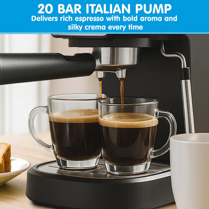 Pronti CM-850D Coffee Machine with Milk Frother