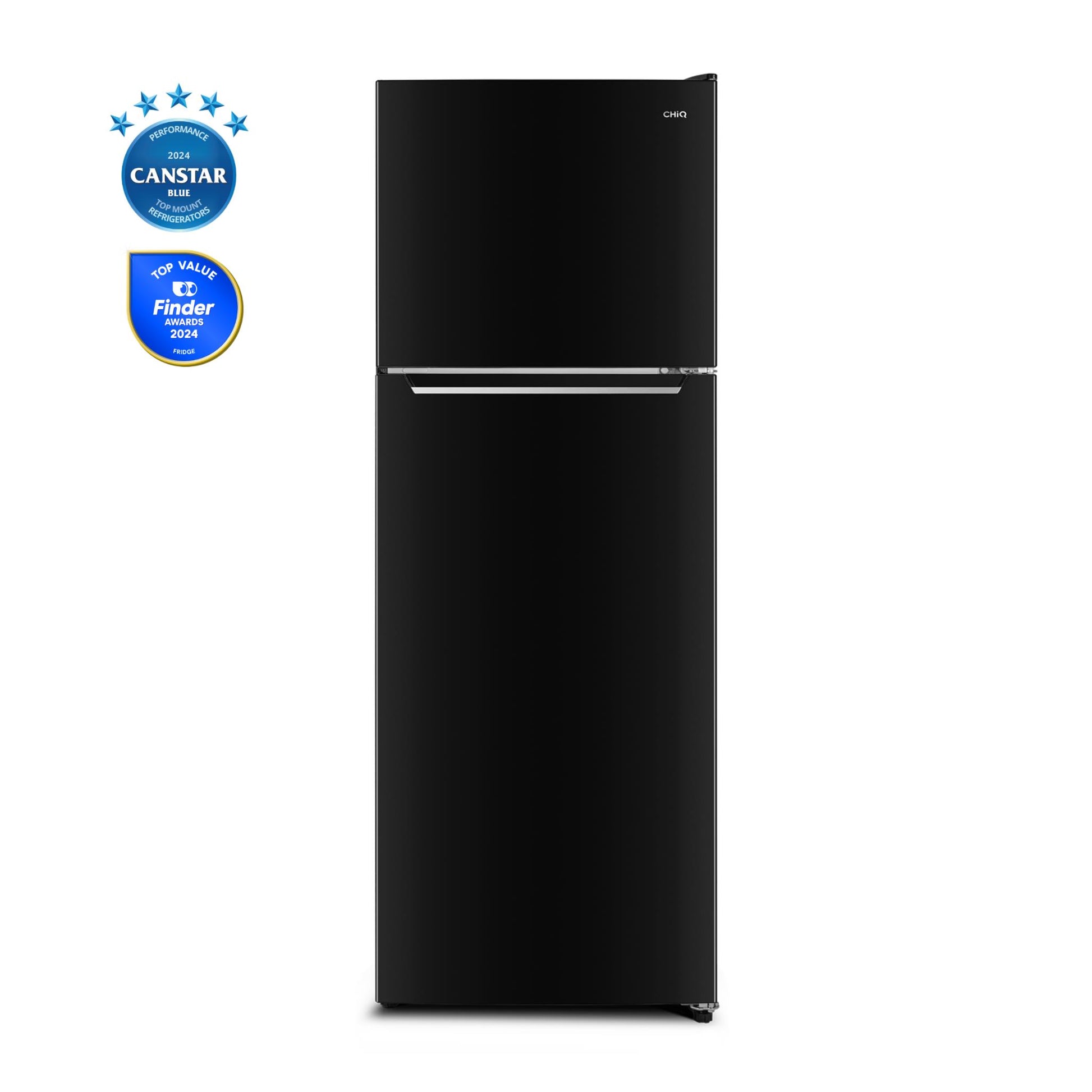 CHiQ CTM347NB5E 348L Top Mount Fridge (Black)
