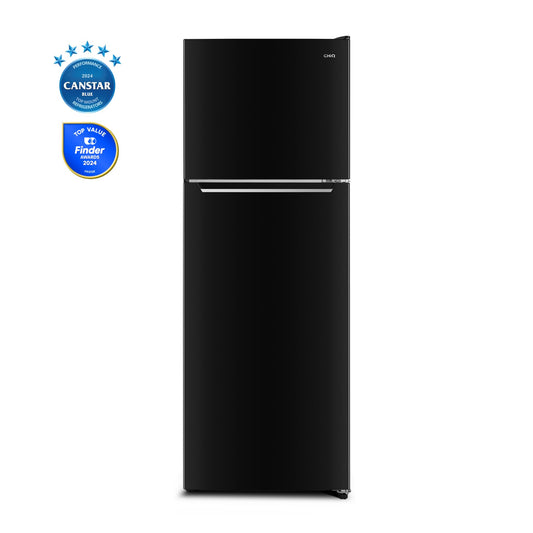 CHiQ CTM347NB5E 348L Top Mount Fridge (Black)
