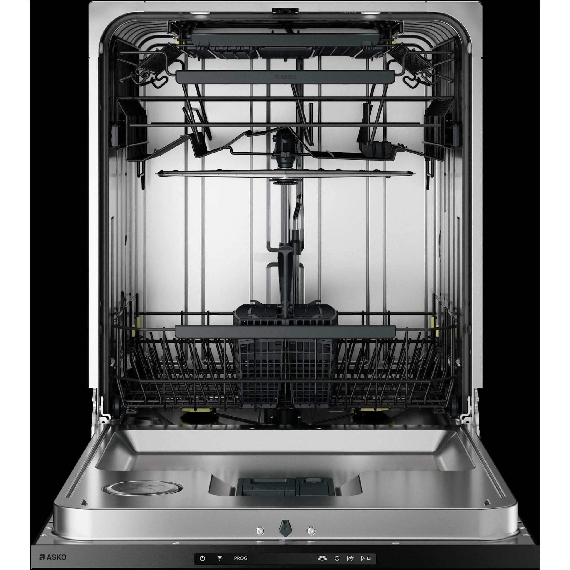 ASKO DBI565IK.BS.AU 16-Place Setting Built-In Logic Dishwasher (Black Steel)