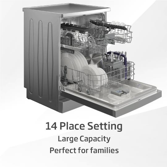 Beko BDFB1410W 14 Place Setting Freestanding Dishwasher (White)