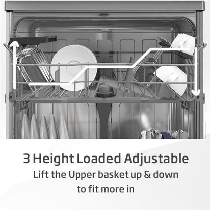 Beko BDFB1410W 14 Place Setting Freestanding Dishwasher (White)