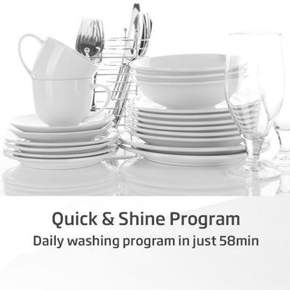Beko BDFB1410W 14 Place Setting Freestanding Dishwasher (White)