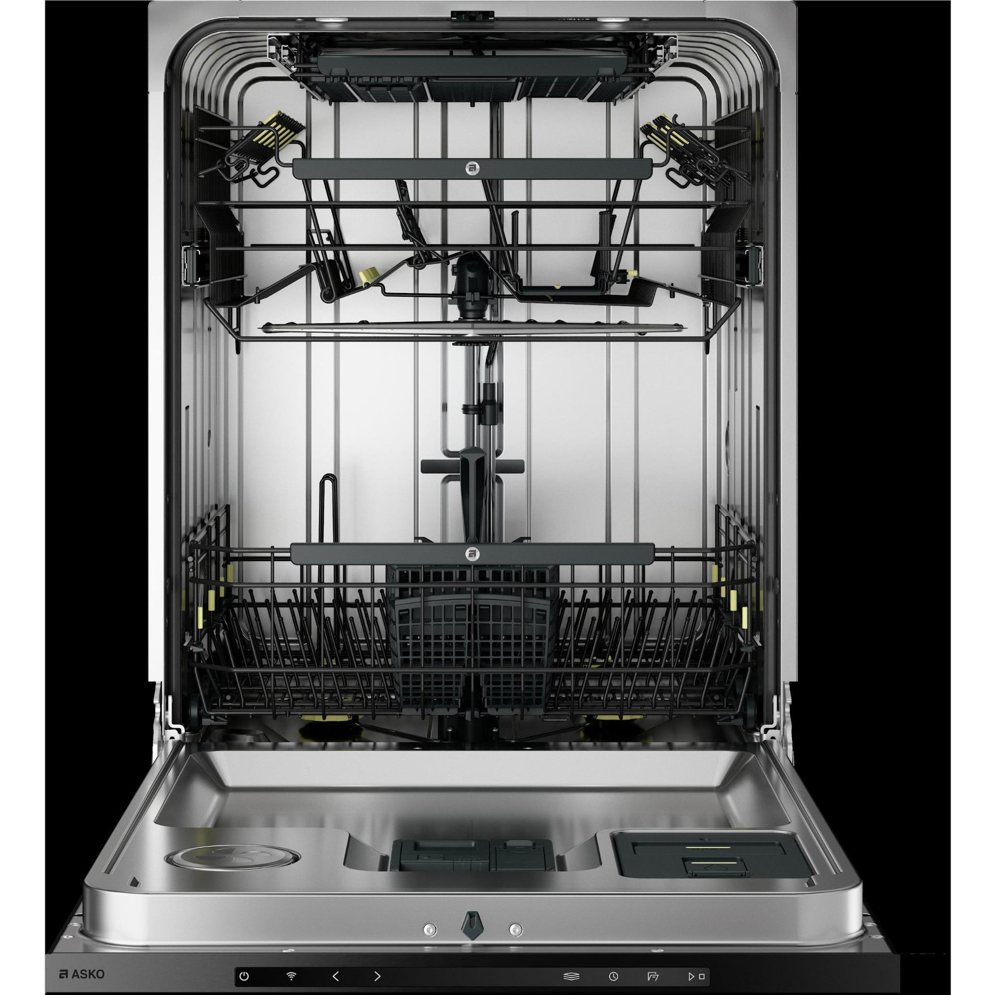 ASKO DBI766IQXXL.BS.AU 16-Place Setting Built-In Style Dishwasher XXL (Black Steel)