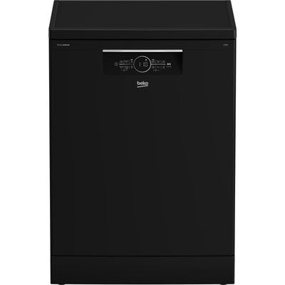 Beko BDFB1630B 16 Place Setting Freestanding Dishwasher (Glossy Black)