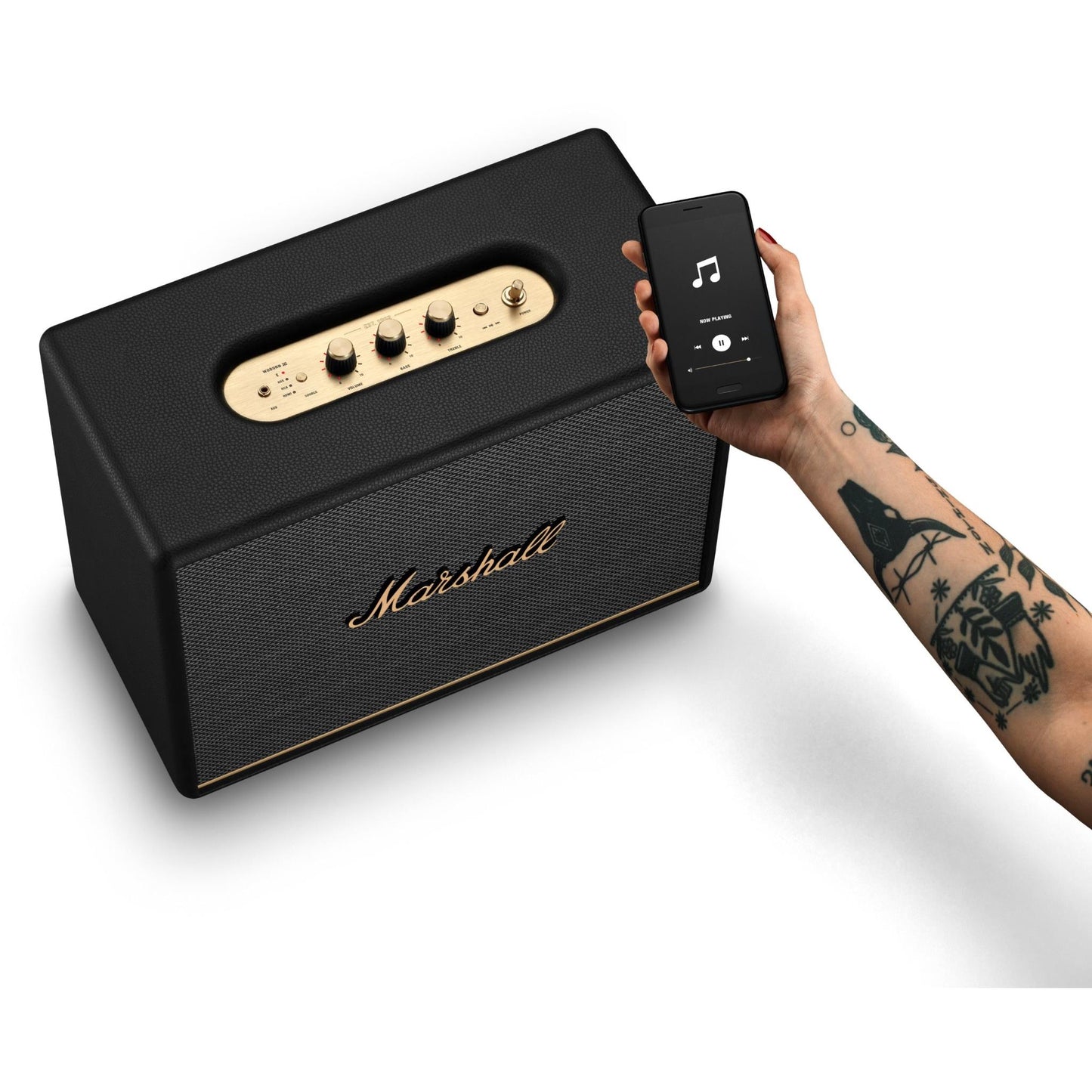 Marshall Woburn III Wireless Bluetooth Speaker (Black)