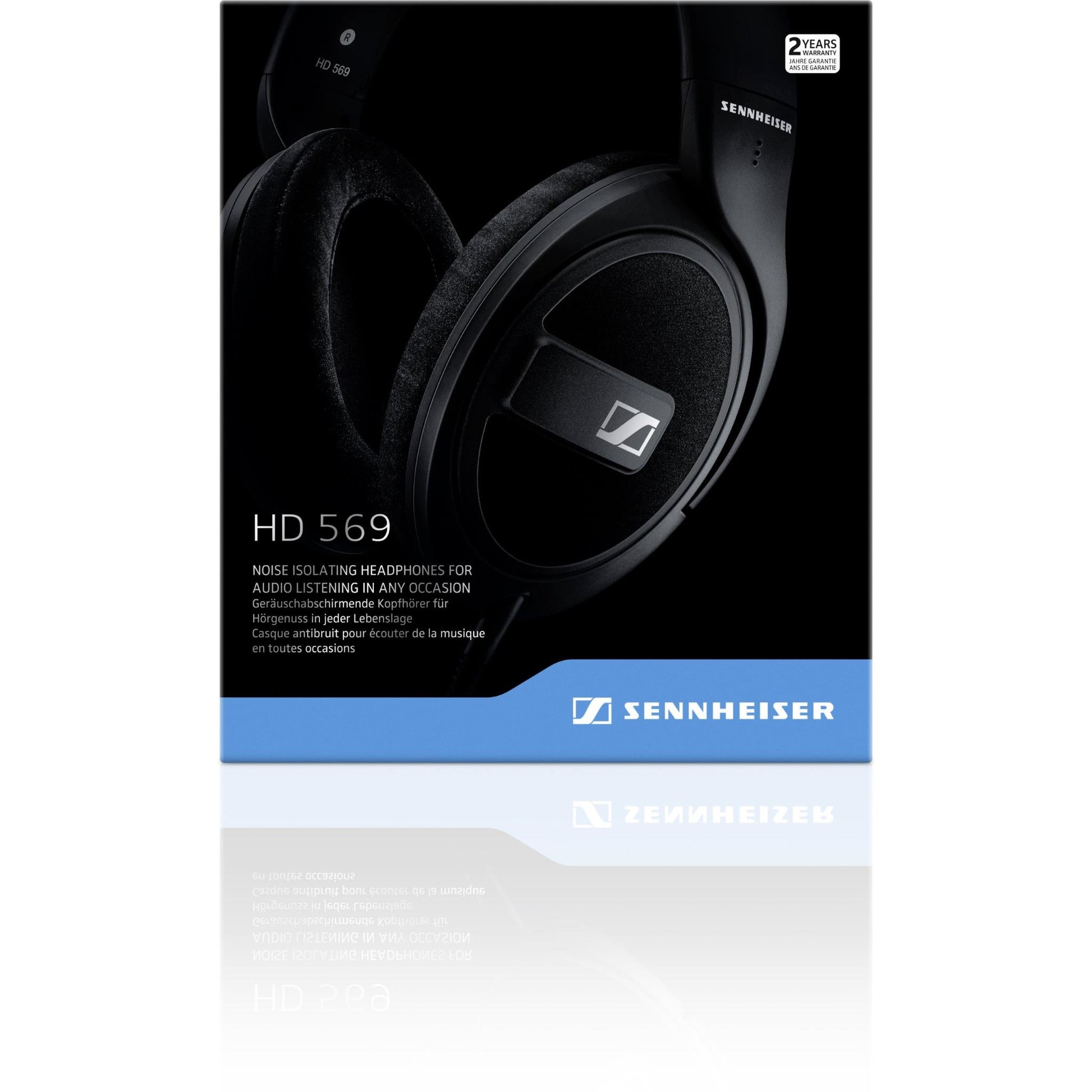 Sennheiser HD 569 Wired Over-Ear Closed Back Headphones