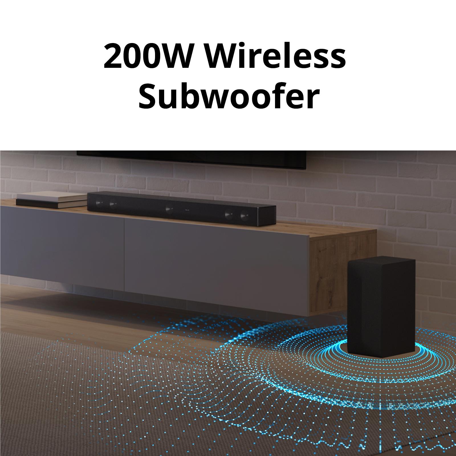LG SH7Q 800W 5.1 Channel Dolby Digital Soundbar with Wireless Subwoofer