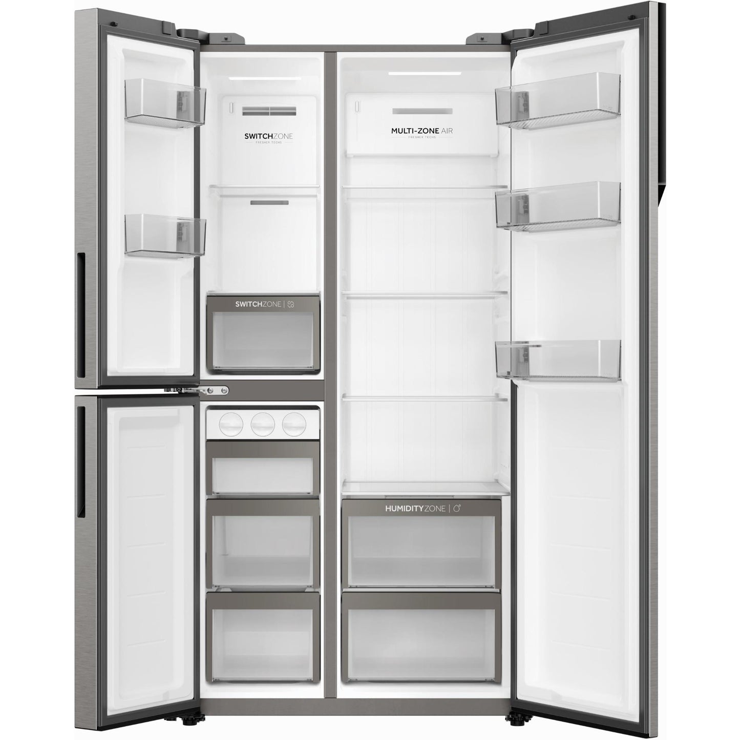 Haier HRF575XS 574L S+ Three-Door Side-By-Side Fridge (Satina)