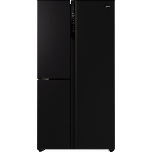 Haier HRF575XC 574L S+ Three-Door Side-By-Side Fridge (Black)