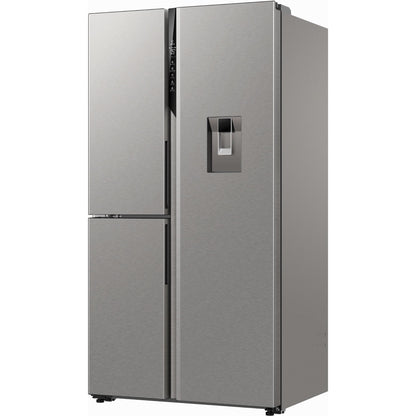 Haier HRF575XHS 574L S+ Three-Door Side-By-Side Fridge (Satina)