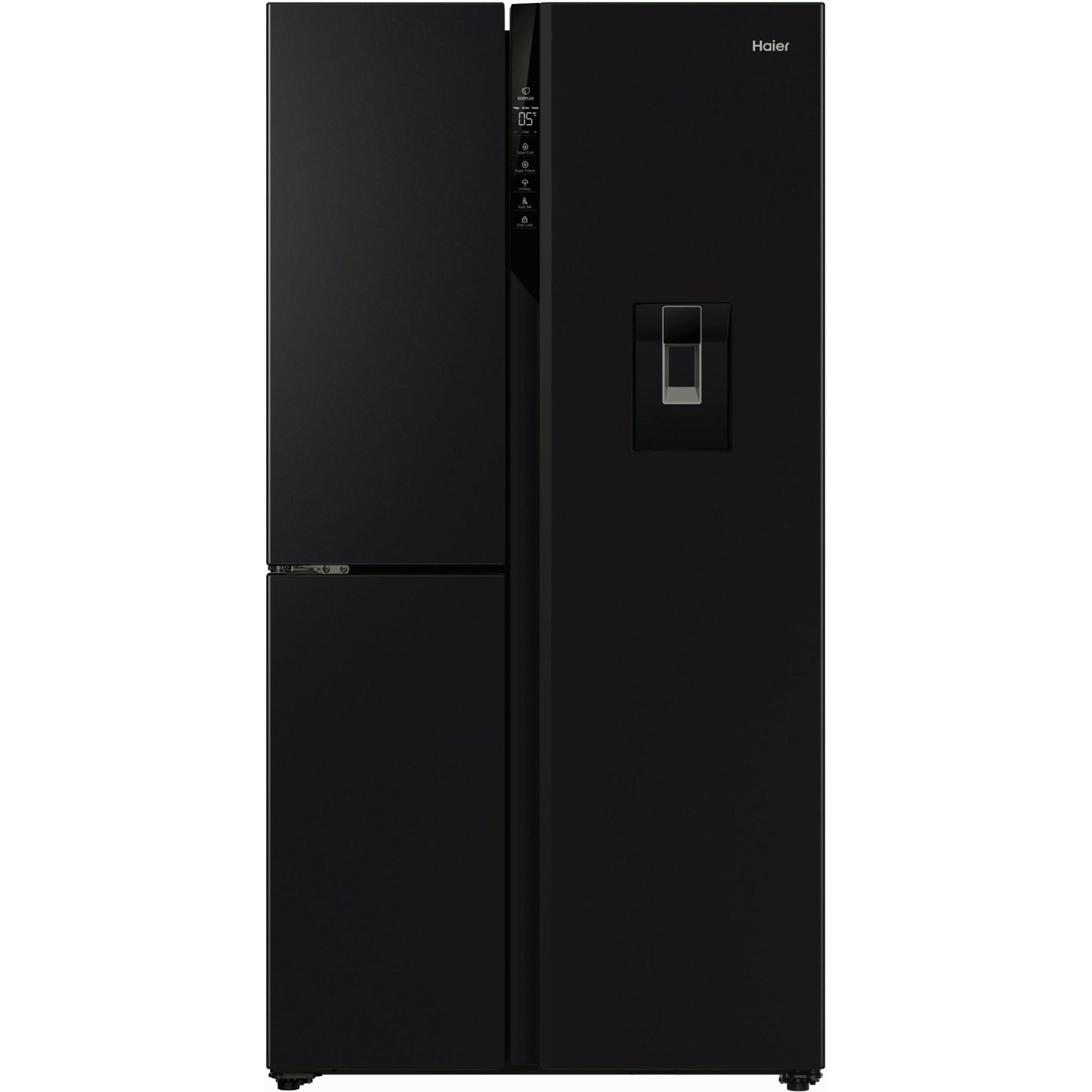 Haier HRF575XHC 574L S+ Three-Door Side-By-Side Fridge (Black)