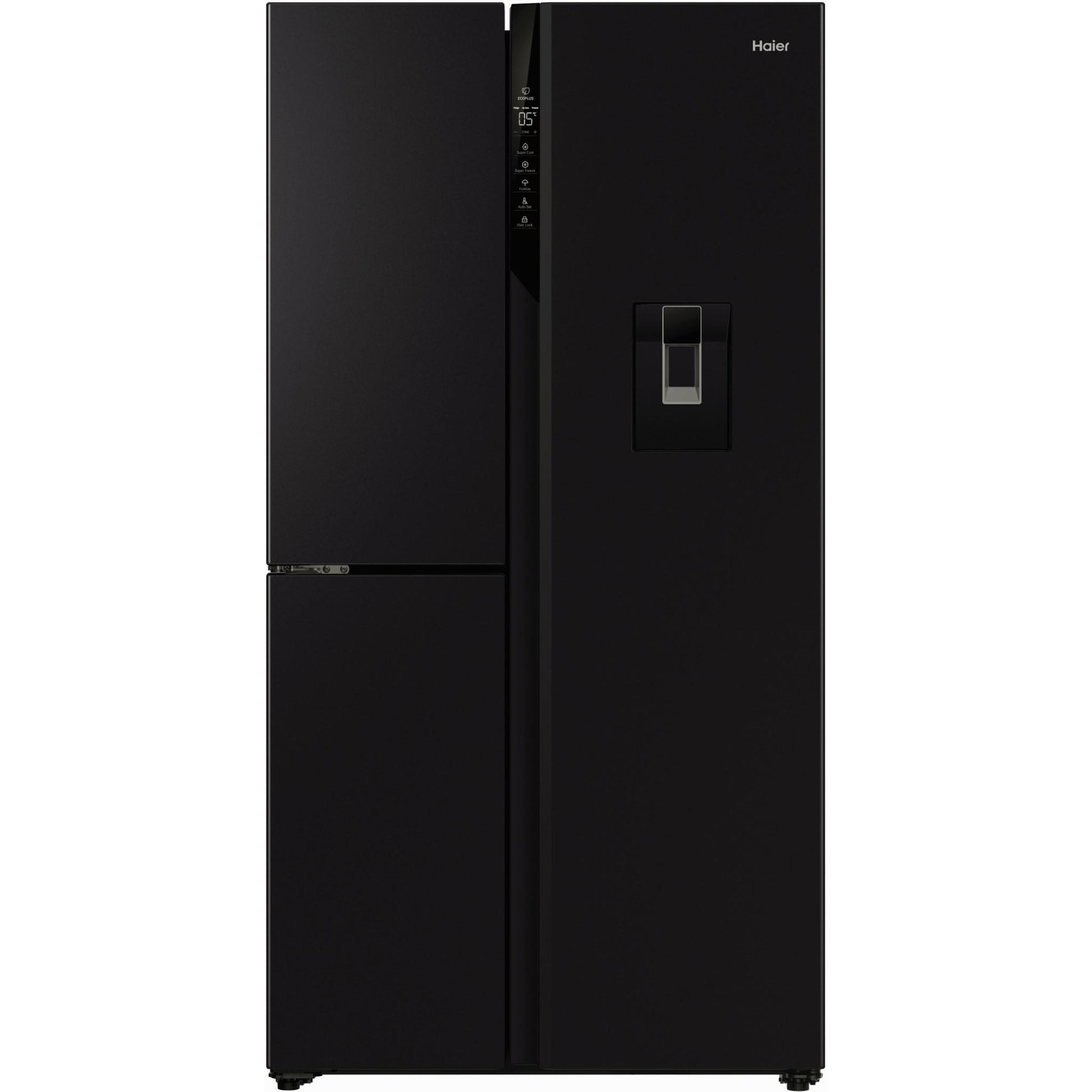Haier HRF575XHC 574L S+ Three-Door Side-By-Side Fridge (Black)