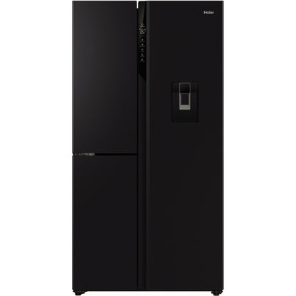Haier HRF575XHC 574L S+ Three-Door Side-By-Side Fridge (Black)