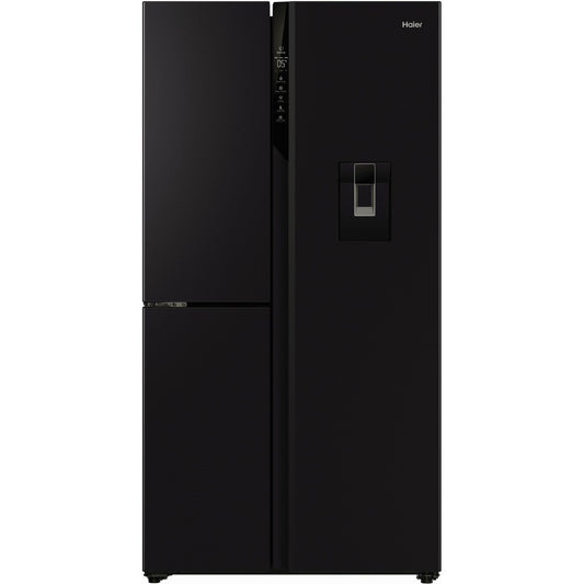 Haier HRF575XHC 574L S+ Three-Door Side-By-Side Fridge (Black)