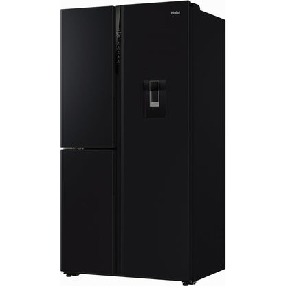 Haier HRF575XHC 574L S+ Three-Door Side-By-Side Fridge (Black)