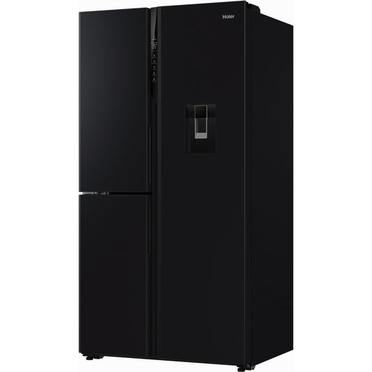 Haier HRF575XHC 574L S+ Three-Door Side-By-Side Fridge (Black)