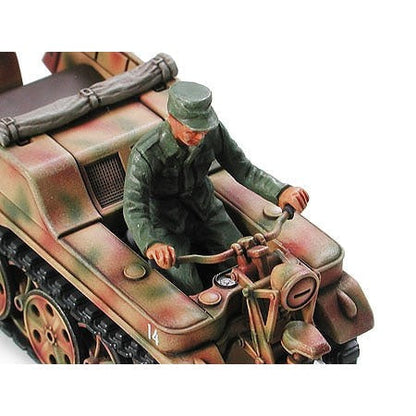 Tamiya 1/48 Sd.Kfz.2 Kleines Kettenkraftrad with Infantry Cart and Goliath Demolition Vehicle