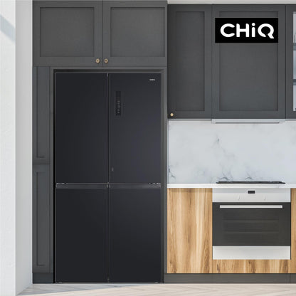 CHiQ CCD503NB 503L Quad Door Fridge (Black)