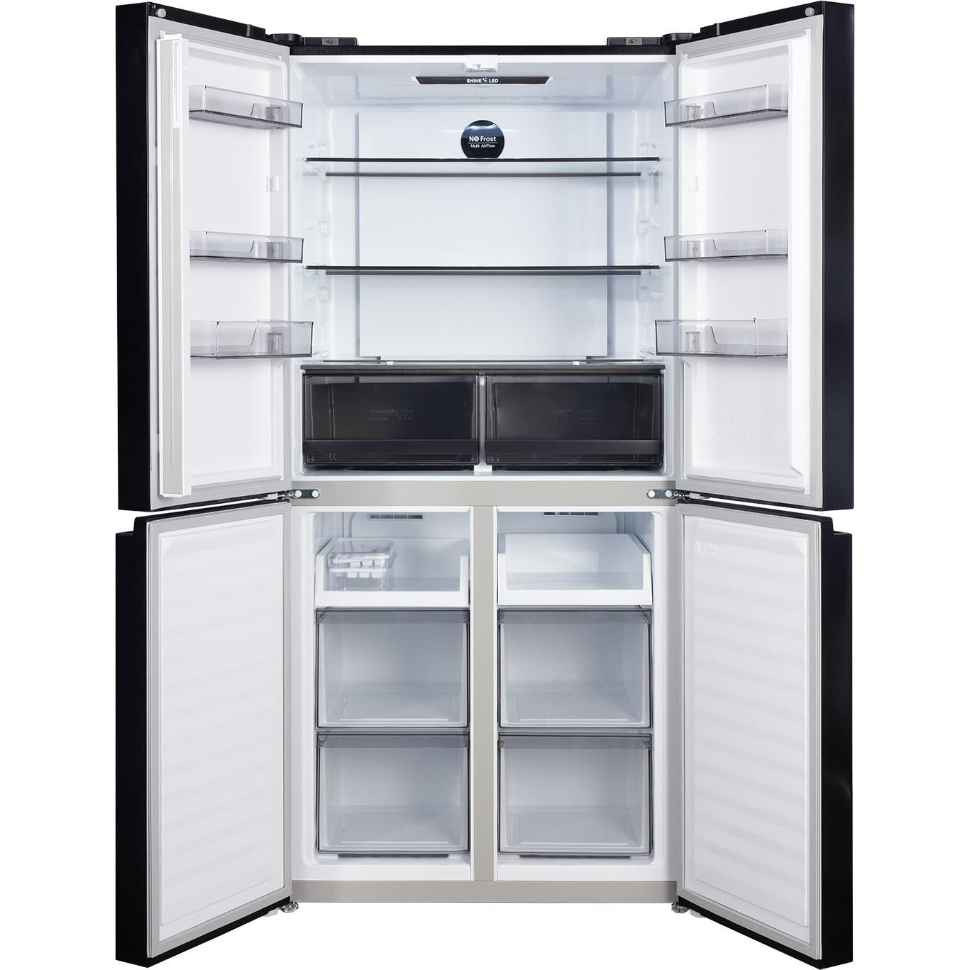 CHiQ CCD503NB 503L Quad Door Fridge (Black)