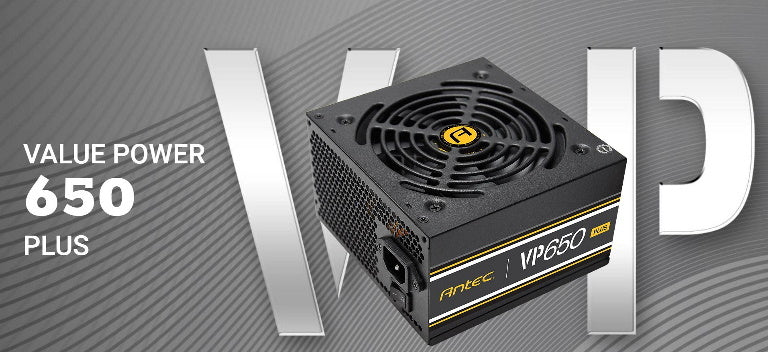 Antec VPP 650w 80 PLUS @ 85% Efficiency AC 120V - 240V, Continuous Power, 120mm - Power Supplies