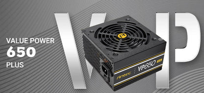 Antec VPP 650w 80 PLUS @ 85% Efficiency AC 120V - 240V, Continuous Power, 120mm - Power Supplies
