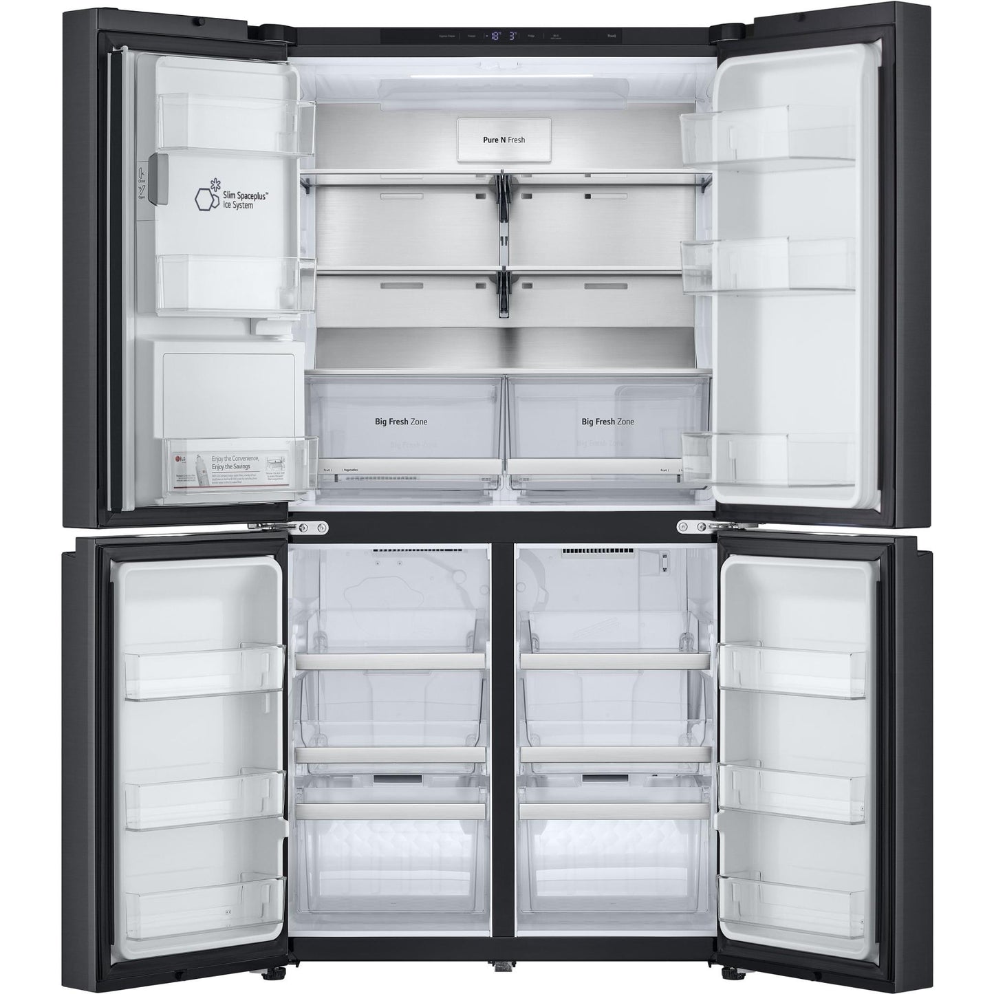 LG GF-L700MBL 637L French Door Fridge (Matte Black)