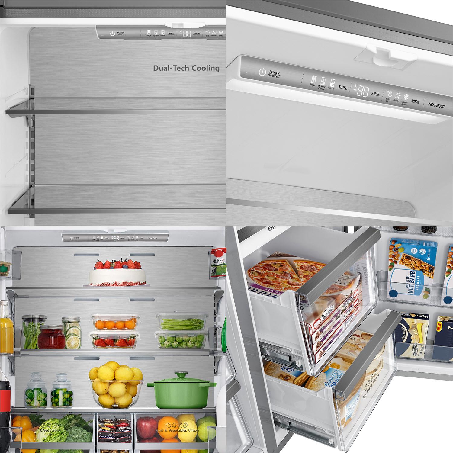 Hisense HRCD610TS 609L PureFlat French Door Fridge (Stainless Steel)