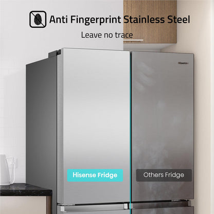 Hisense HRCD610TS 609L PureFlat French Door Fridge (Stainless Steel)
