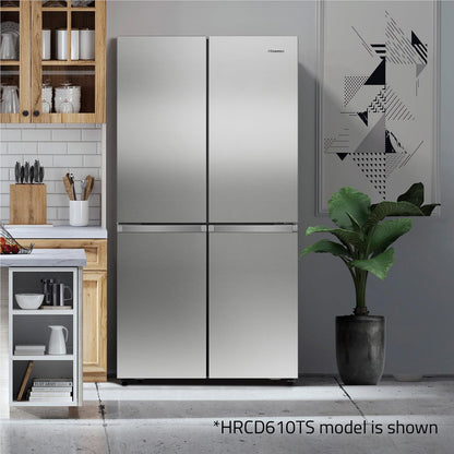 Hisense HRCD610TS 609L PureFlat French Door Fridge (Stainless Steel)