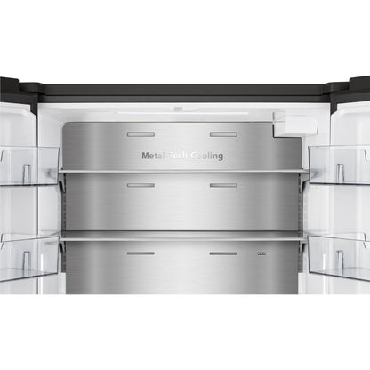 Hisense HRFD634BW 634L PureFlat French Door Fridge (Dark Stainless Steel)