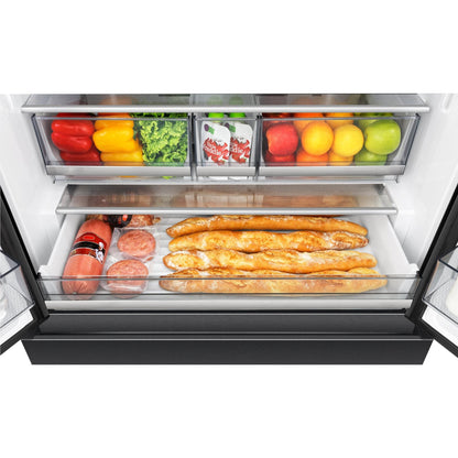 Hisense HRFD634BW 634L PureFlat French Door Fridge (Dark Stainless Steel)