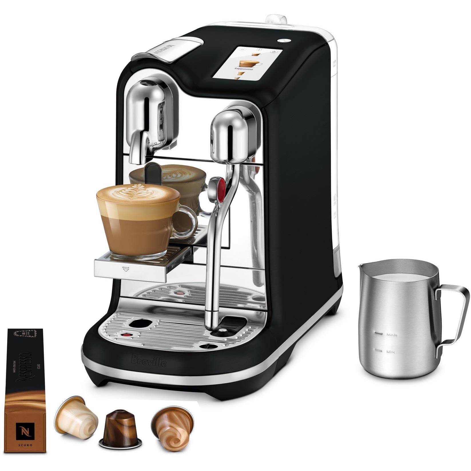 Breville Nespresso Creatista Pro Coffee Machine (Black Truffle)