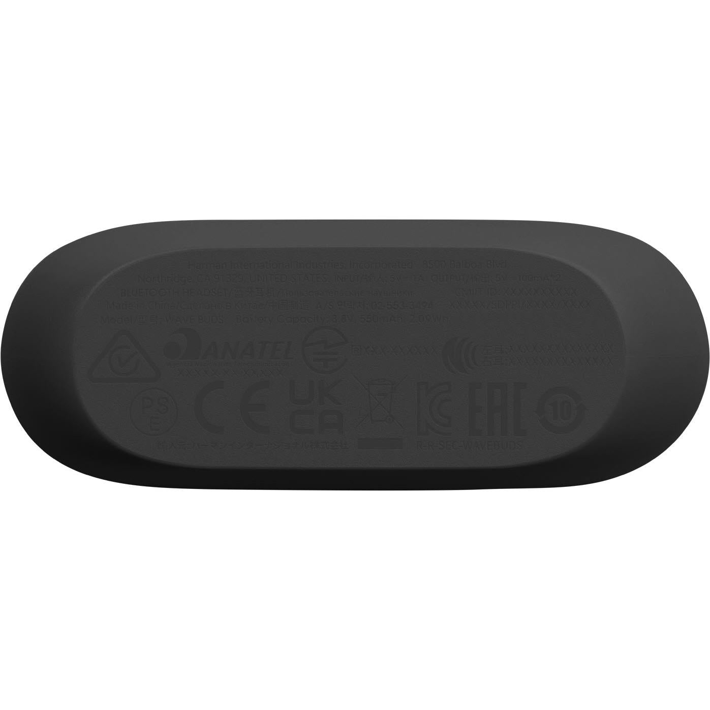 JBL Wave Buds True Wireless In-Ear Headphones (Black)