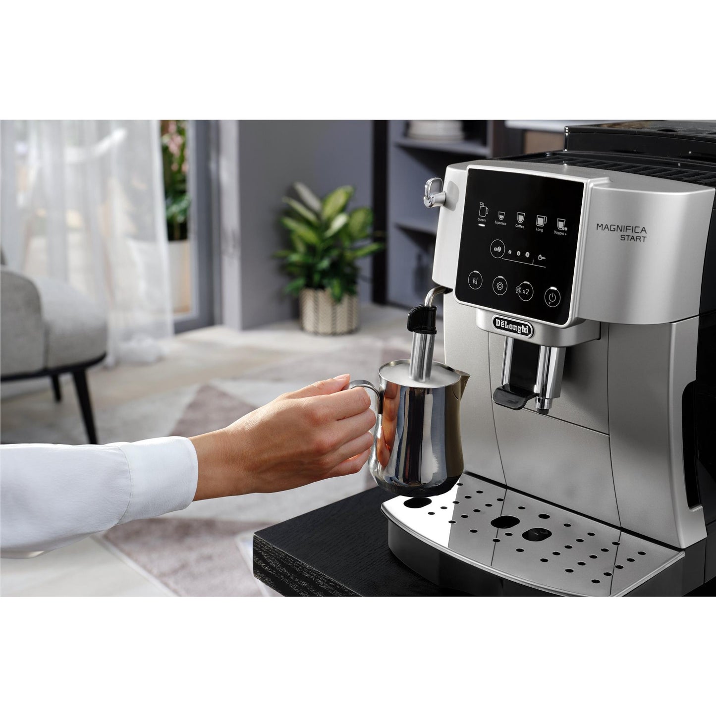 De'Longhi Magnifica Start Fully Automatic Coffee Machine (Silver)