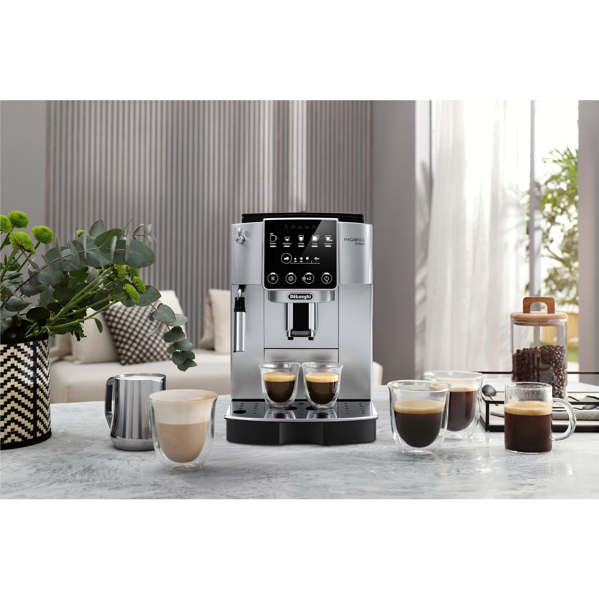 De'Longhi Magnifica Start Fully Automatic Coffee Machine (Silver)