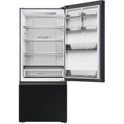 Haier HRF420BC 433L Bottom Mount Fridge (Black)