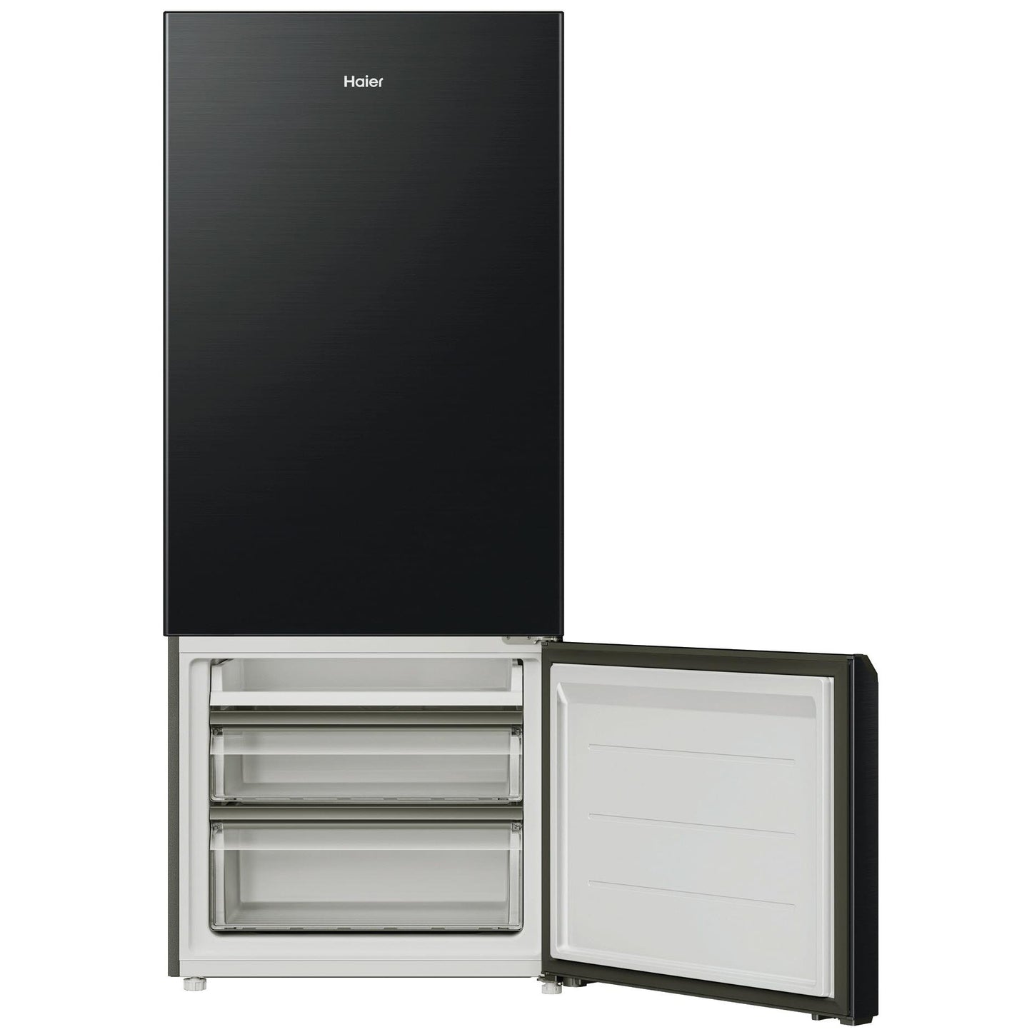 Haier HRF420BC 433L Bottom Mount Fridge (Black)