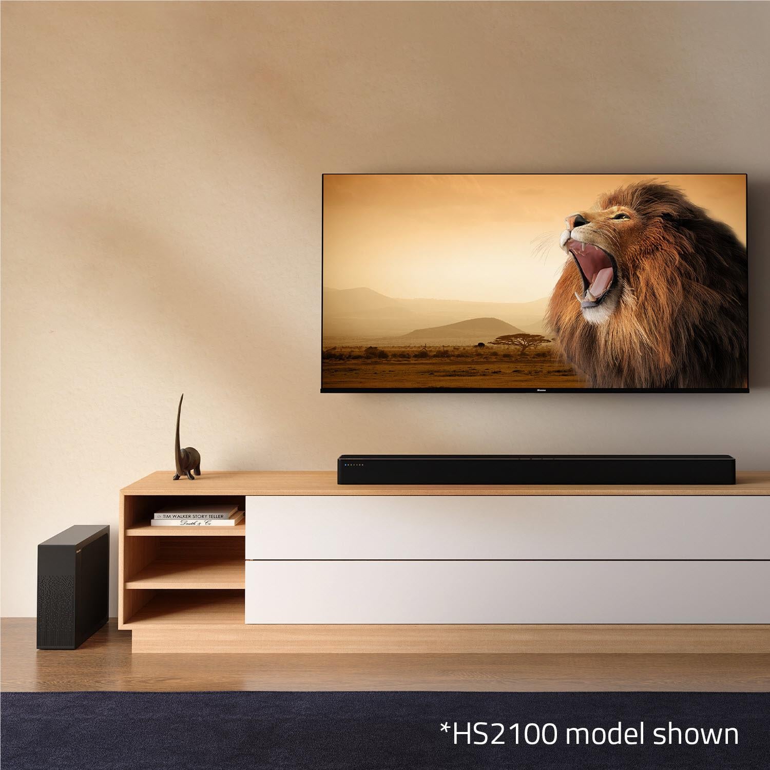 Hisense HS2100 2.1 Channel Soundbar with Wireless Subwoofer