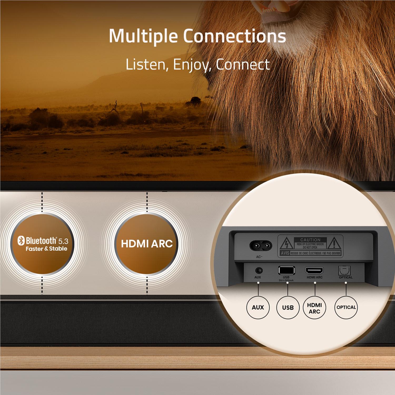Hisense HS2100 2.1 Channel Soundbar with Wireless Subwoofer