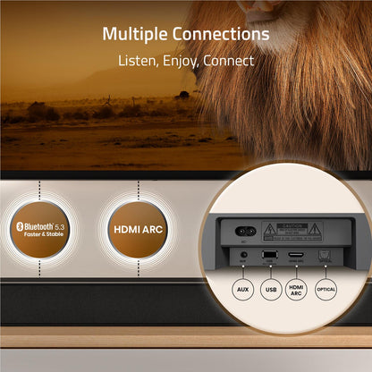 Hisense HS2100 2.1 Channel Soundbar with Wireless Subwoofer