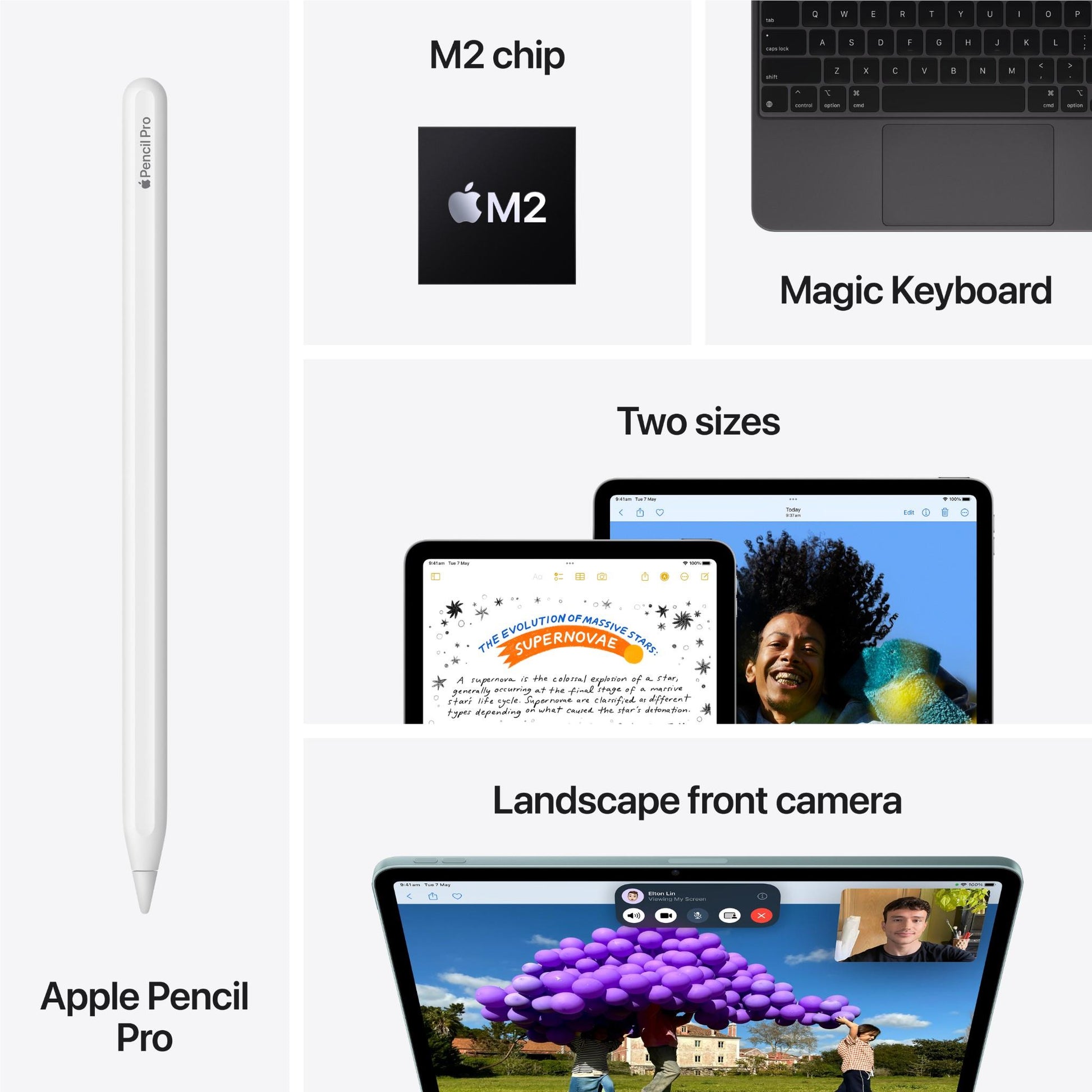Apple iPad Air 11-inch M2 1TB Wi-Fi + Cellular (Space Grey)