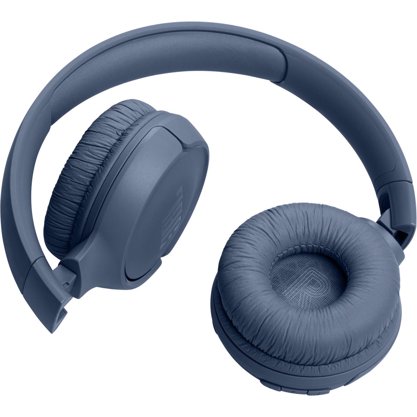 JBL Tune 520BT Wireless On-Ear Headphones (Blue)