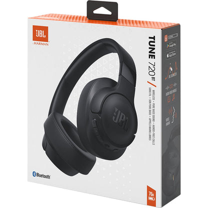 JBL Tune 720BT Wireless Over-Ear Headphones (Black)