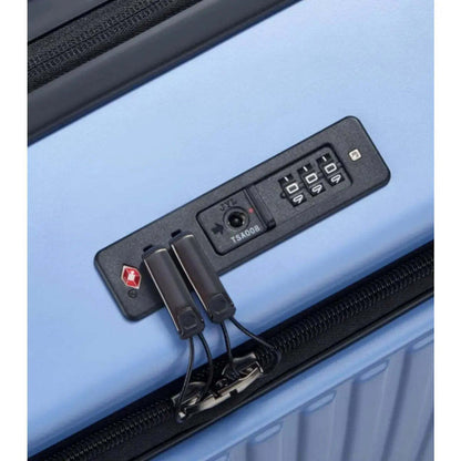 Delsey Securtime Zip 66 cm Top Opening 4-Wheel Expandable Suitcase - Lavender Blue