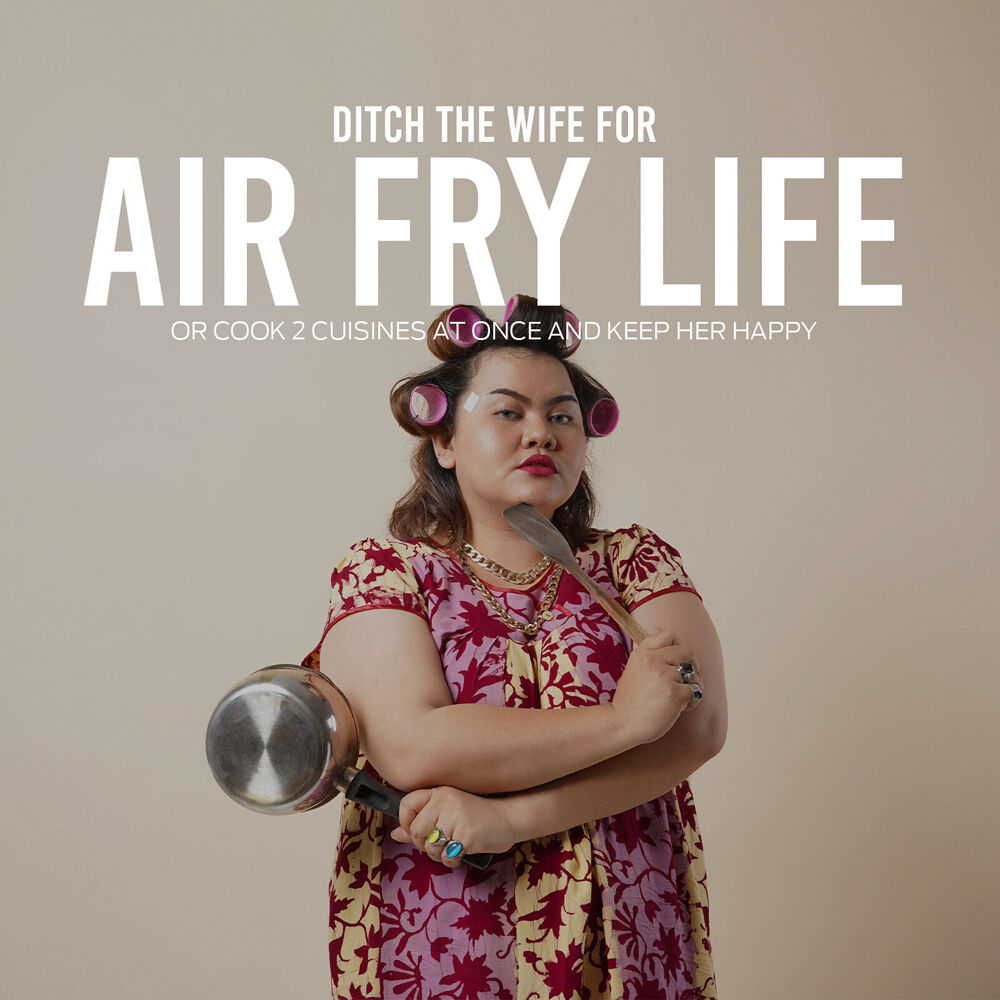 Kitchen Couture Dual View Air Fryer Stainless Steel 10L