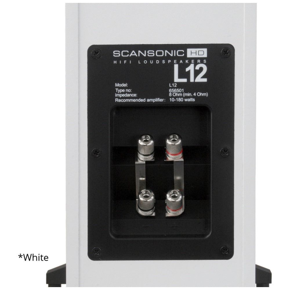 Scansonic HD 2-Pieces L12 Series Floorstanding Home Speakers 180W (Walnut)