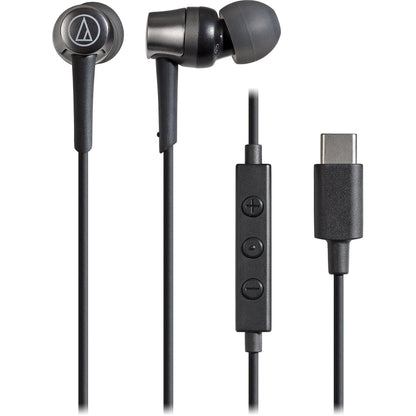 Audio-Technica USB-C In-ear Headphones (Black)